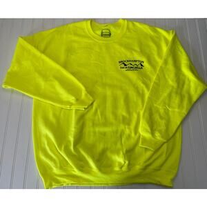 RARE Brockhampton Live at Coachella 2022 Neon Yellow Sweatshirt - Size Unisex XL
